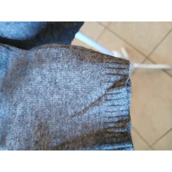 Maria Di Ripabianca Sweater Womens Cashmere Cardigan Gray V-neck Long Sleeve 10 - Picture 5 of 14